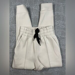 UNRL Luxbreak Thick Sweat Jogger Waist Tie Pull On In Sand Size XS